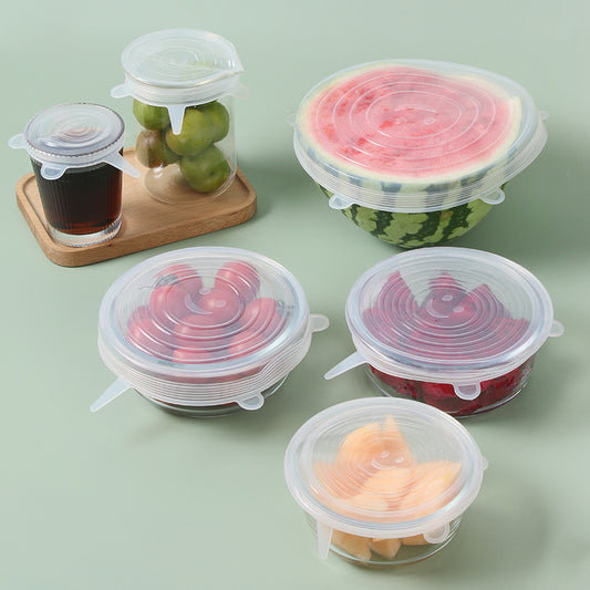 6-Piece Silicone Stretch Lid Set