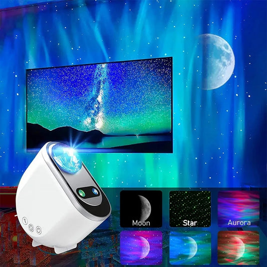 LED Galaxy Star Night Light Projector