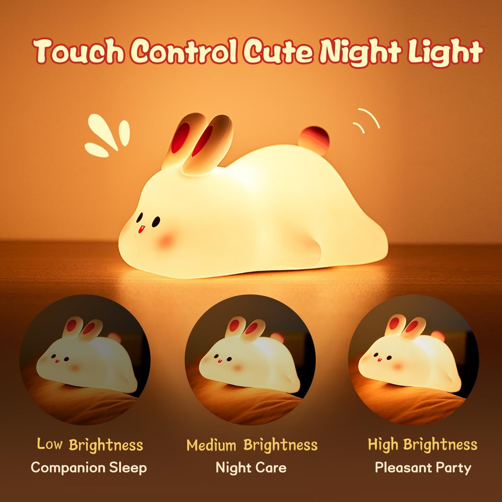 Cute LED Night Light wtih Touch Sensor
