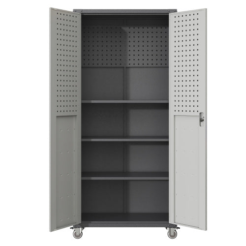 Metal Garage Storage Cabinet With Wheels