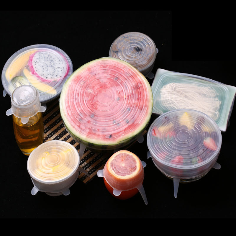 6-Piece Silicone Stretch Lid Set