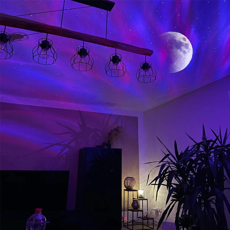 LED Galaxy Star Night Light Projector