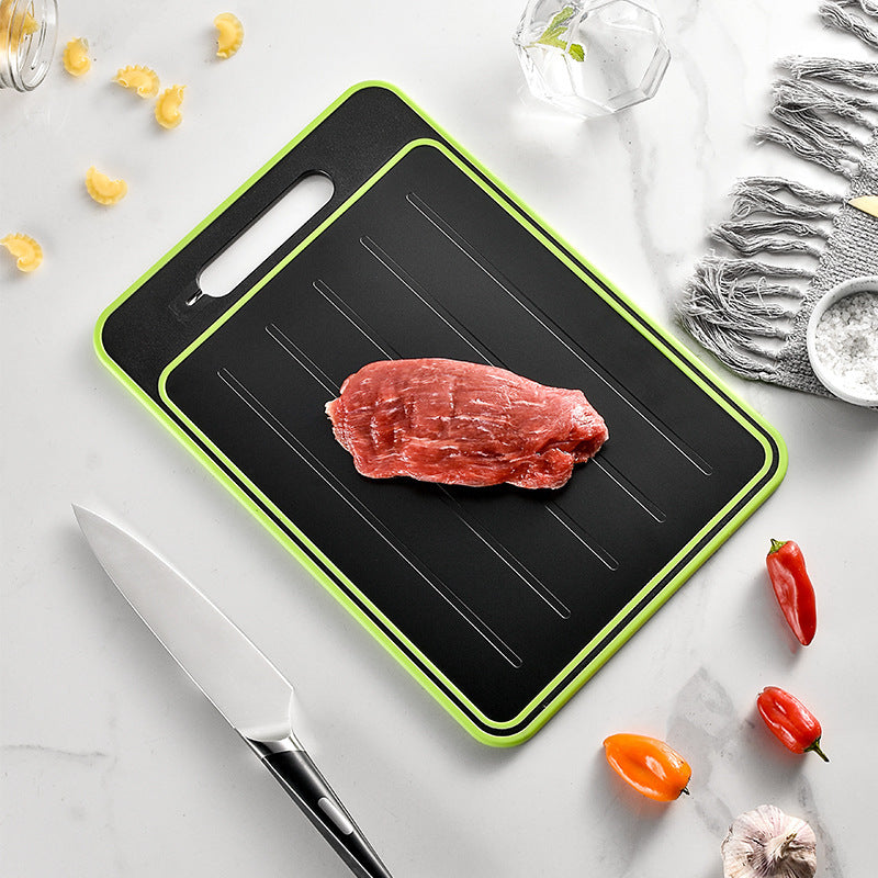 Double-Side Cutting Board With Defrosting Function