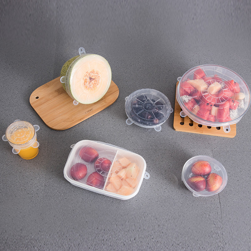6-Piece Silicone Stretch Lid Set