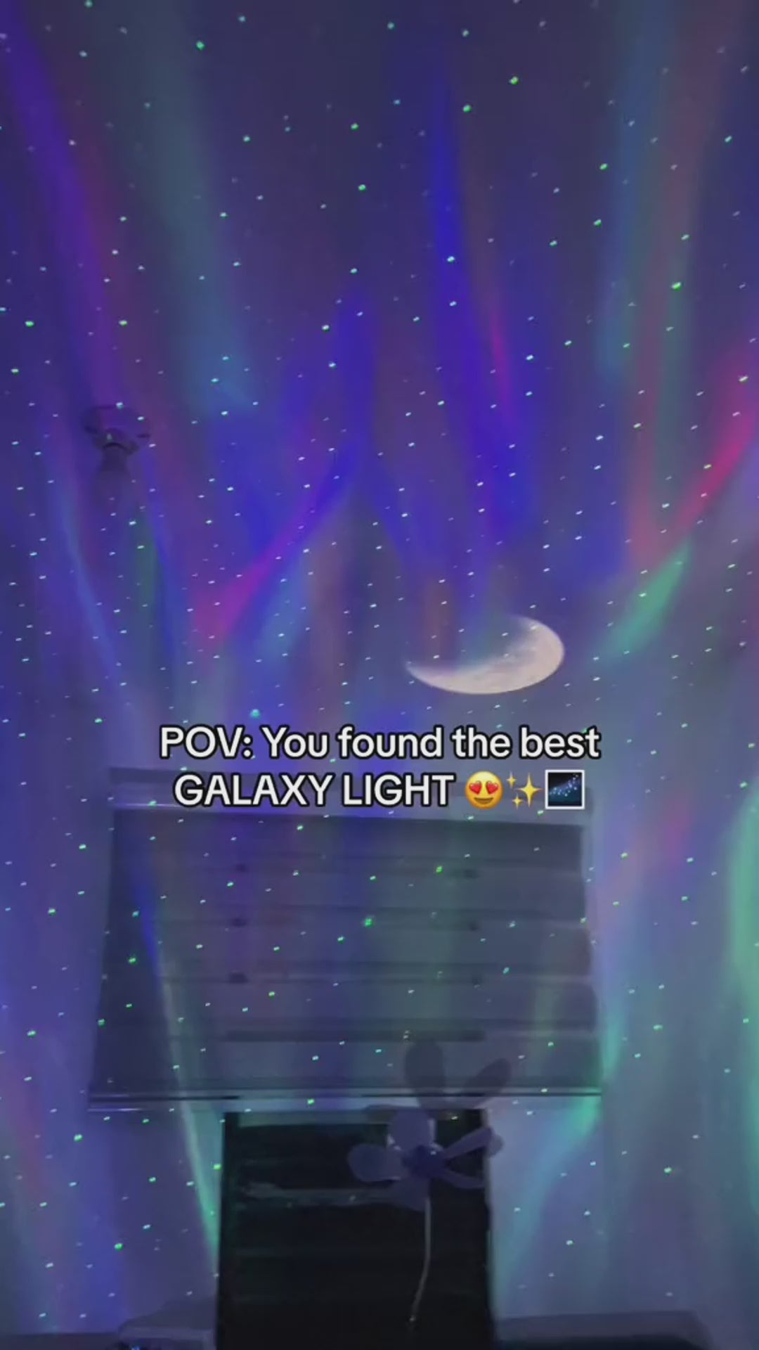 LED Galaxy Star Night Light Projector