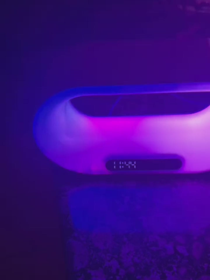 3 In 1 LED Night Light Smart Wireless Charger & Alarm Clock